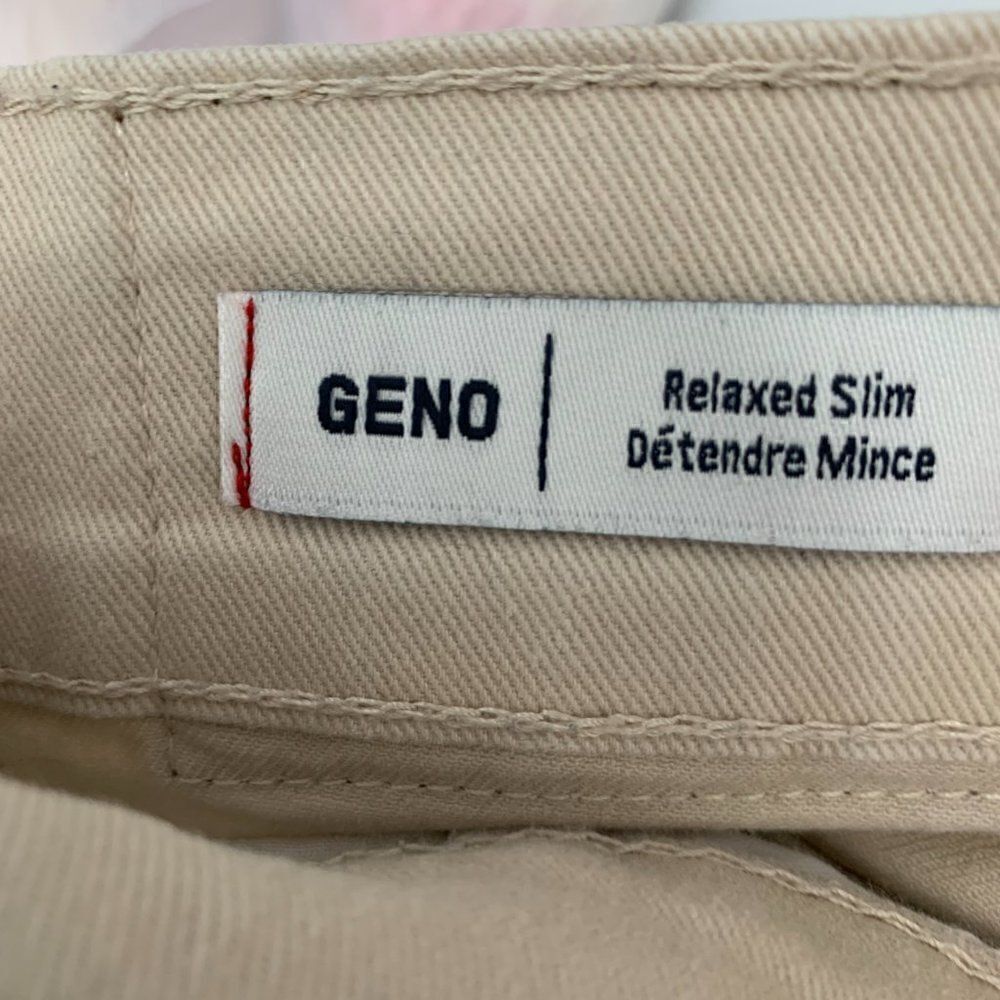 True Religion Geno Relaxed Slim Cream Pants 38 Waist 40 Length 33 - Picture 3 of 11